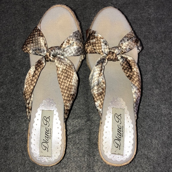 Diane B Milano Wedges Size •8• - Picture 1 of 8